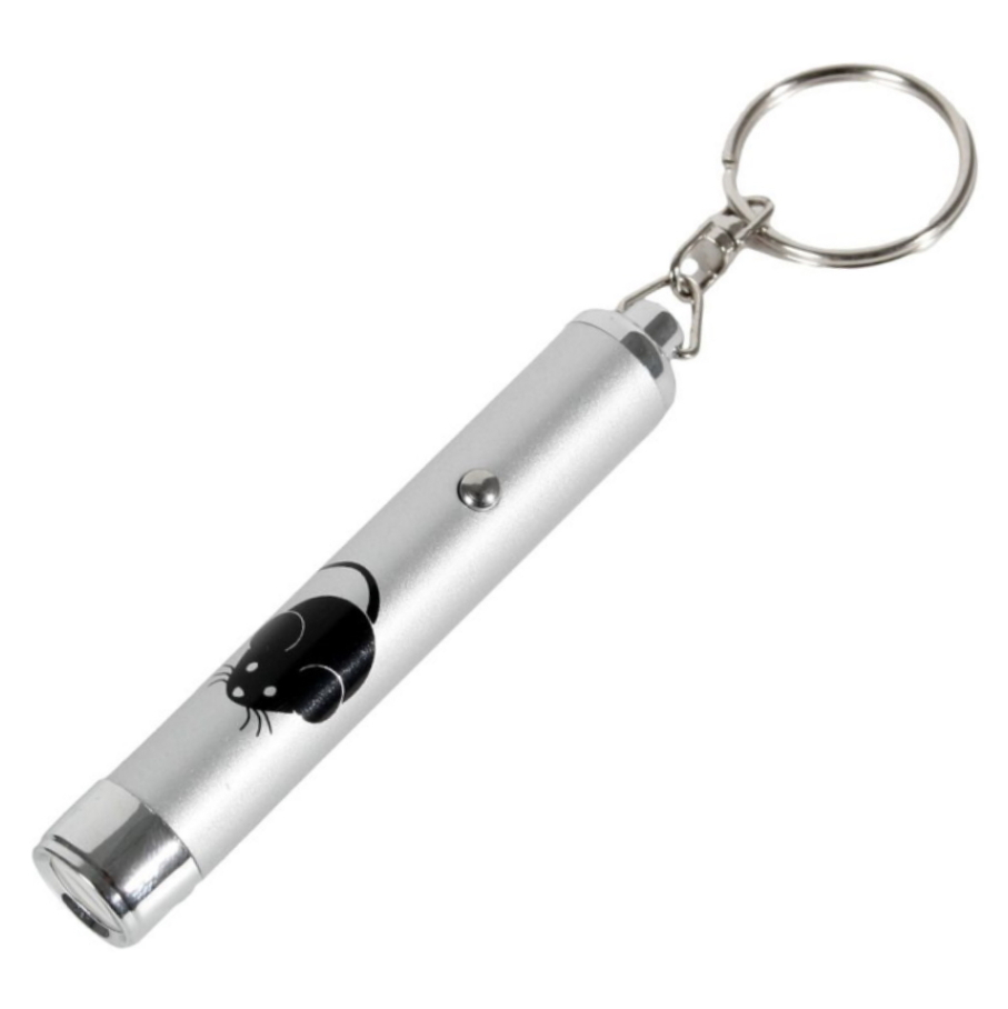 KARLIE Flamingo hračka kočka LED světlo laser motiv myš 8 cm