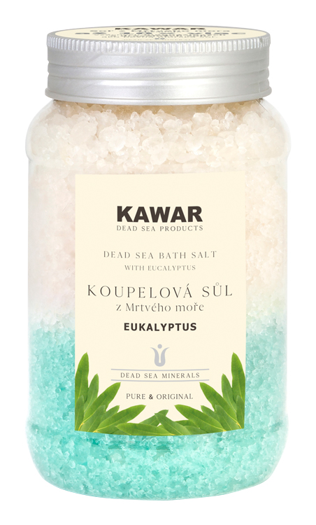 Kawar Koupelová sůl z Mrtvého moře Eukalyptus 500 g