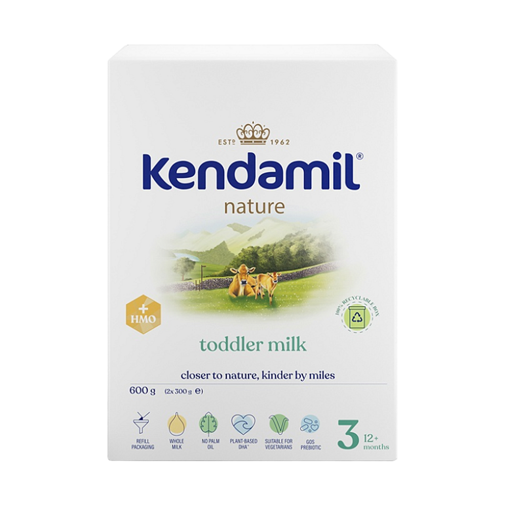 KENDAMIL 3 Nature HMO+ pokračovací kojenecké mléko 600 g