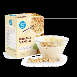 KetoDiet Proteinová kaše - banán & příchuť vanilka (7 porcí)