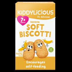Kiddylicious Sušenky měkké banánové 6x20 g