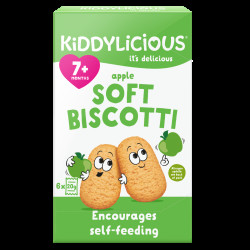 Kiddylicious Sušenky měkké jablečné 2x60 g