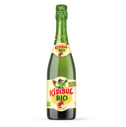 KIDIBUL Dětský šumivý nápoj jablko BIO 750 ml