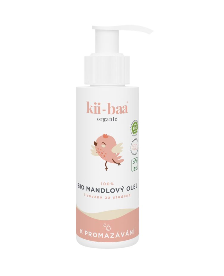 kii-baa organic Mandlový olej 100% BIO 100 ml