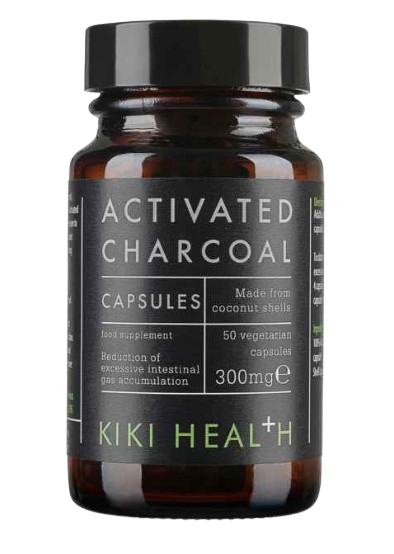 KIKI HEALTH Aktivní uhlí 50 kapslí
