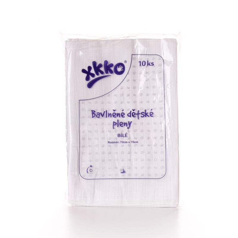 Kikko Pleny bavlněné Classic 70x70 cm, bílé 10 ks
