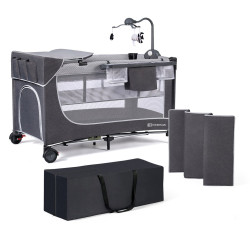 Kinderkraft select Postýlka cestovní Leody doplňky Leody Grey, Premium