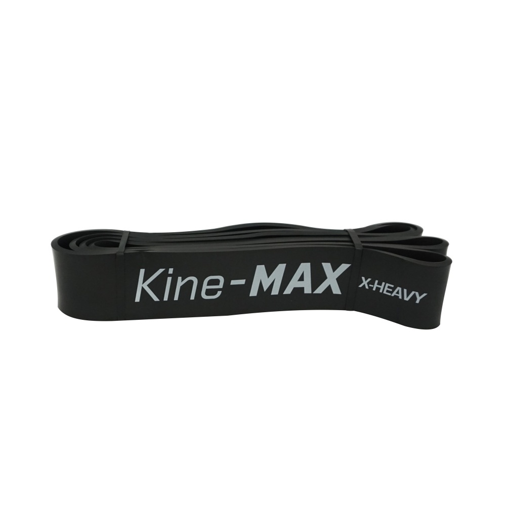 KineMAX Professional Super Loop Resistance Band vel. 5 X-HEAVY posilovací guma 1 ks černá