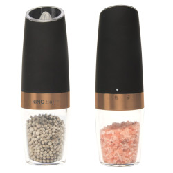 Kinghoff Sada elektrických mlýnků na pepř a sůl