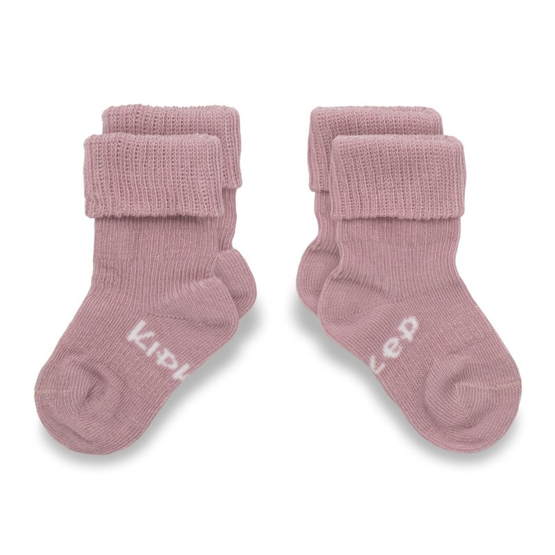 KipKep dětské ponožky Stay-on-Socks 12-18m 2páry Mauve