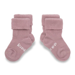 KipKep dětské ponožky Stay-on-Socks 12-18m 2páry Mauve