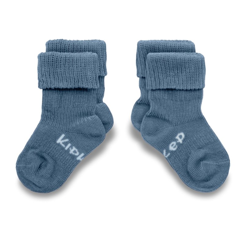 KipKep dětské ponožky Stay-on-Socks 6-12m 2páry Blue Heaven