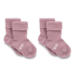 KipKep dětské ponožky Stay-on-Socks 6-12m 2páry Mauve