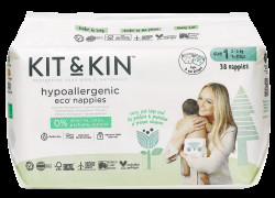 KIT & KIN Eko plenky, velikost 1 38 ks