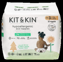 KIT & KIN Eko plenky, velikost 3, 32 ks