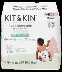 KIT & KIN EKO plenky velikost 6, 24 ks