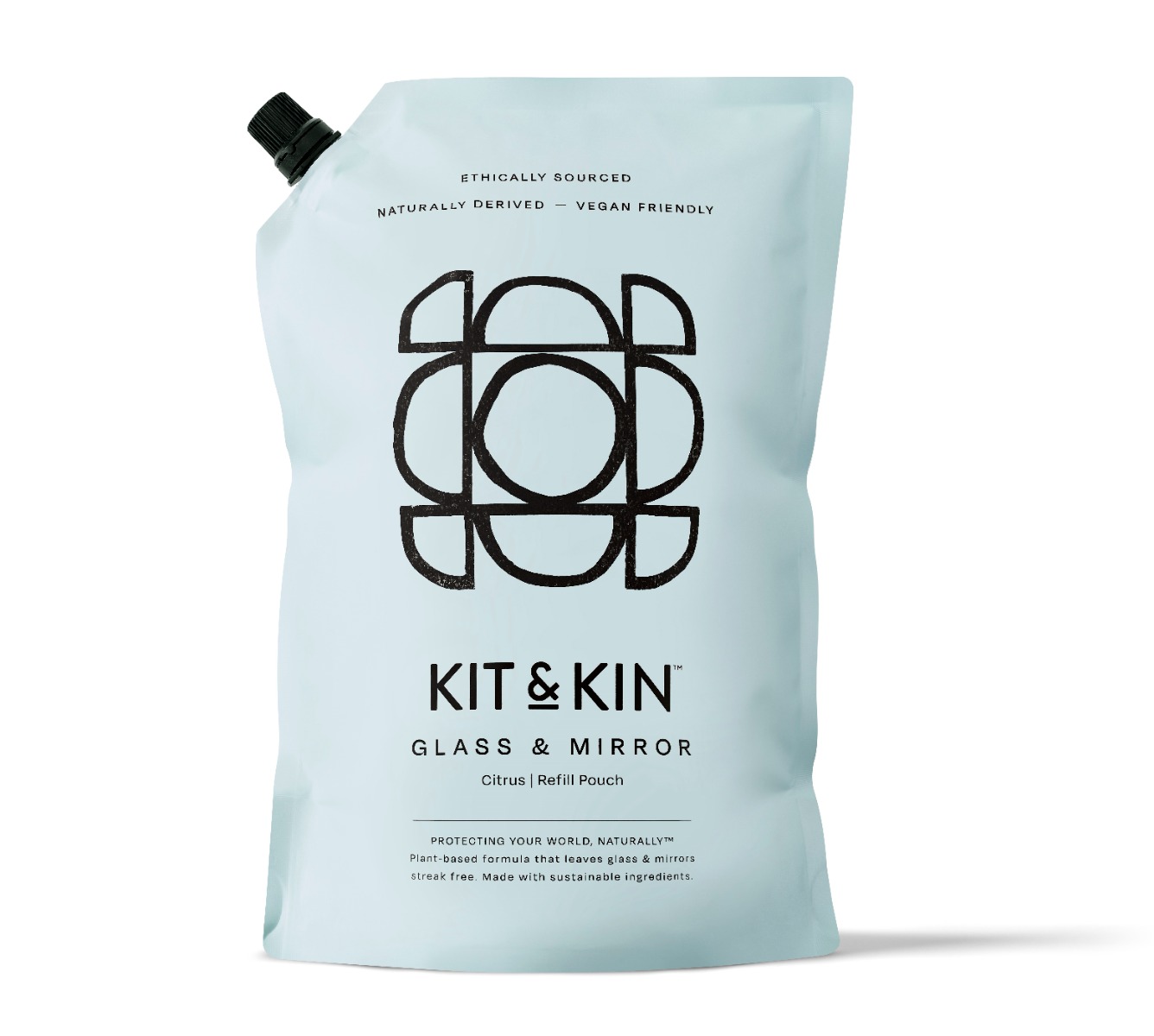 Kit & Kin Čistič na sklo a zrcadla Citrus náplň 1 l