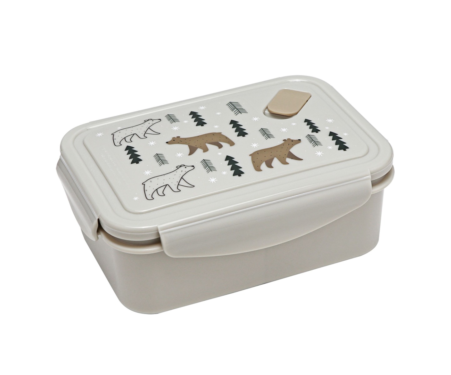 Kitchisimo Dóza s víčkem a ventilem 830 ml 1 ks medvěd