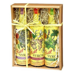 KITL Syrob Bez, zázvor a máta 3 x 500 ml DÁRKOVÉ BALENÍ