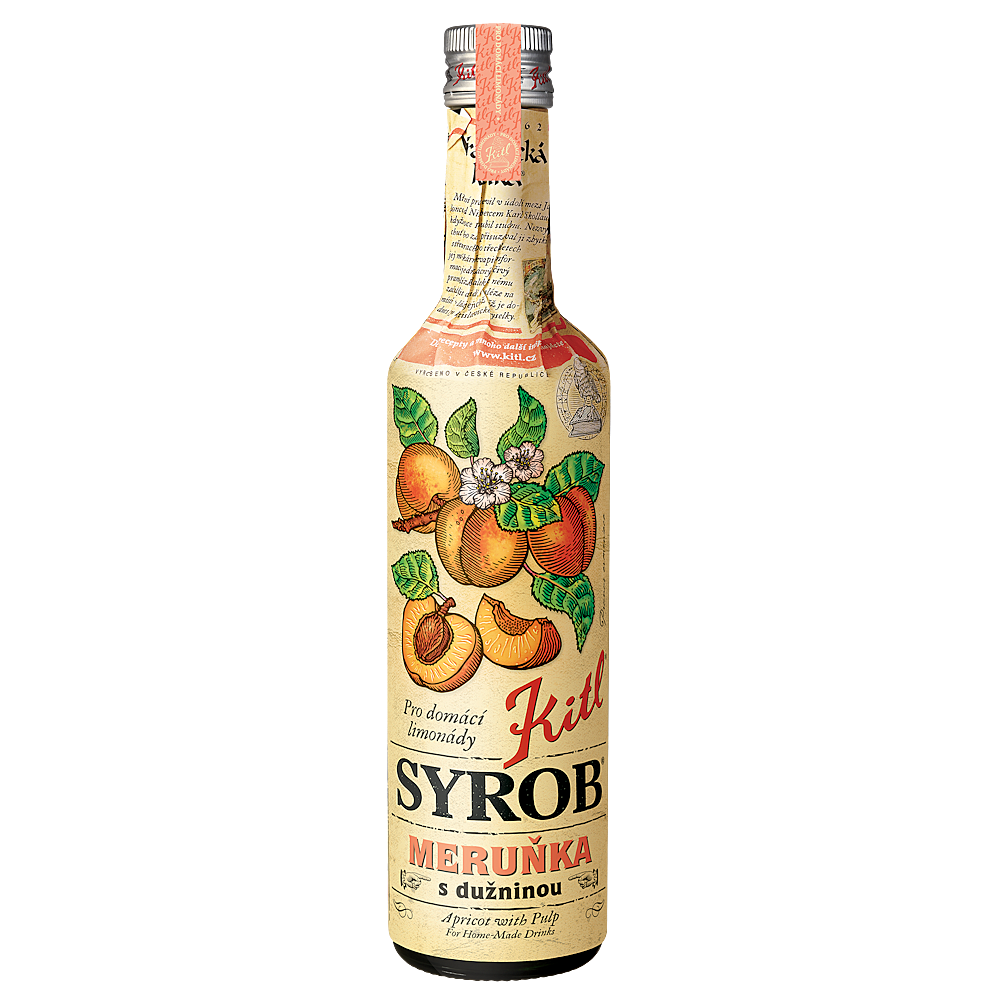 KITL Syrob meruňka s dužninou 500 ml