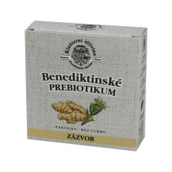 Klášterní officína Benediktinské prebiotikum Zázvor 20 pastilek
