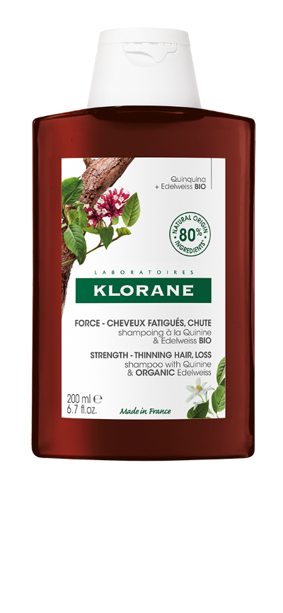 KLORANE Šampon chinin a BIO protěž alpská 200 ml
