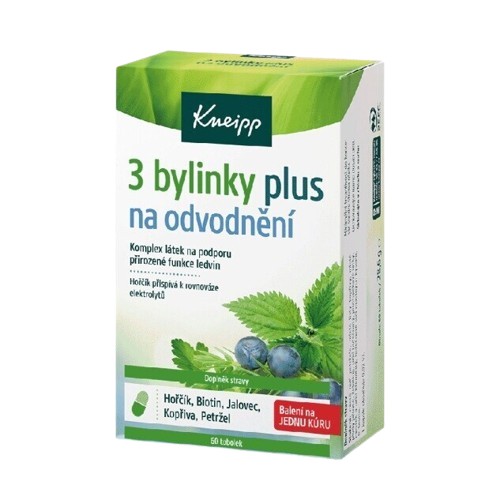 KNEIPP 3 bylinky plus na odvodnění 60 tobolek