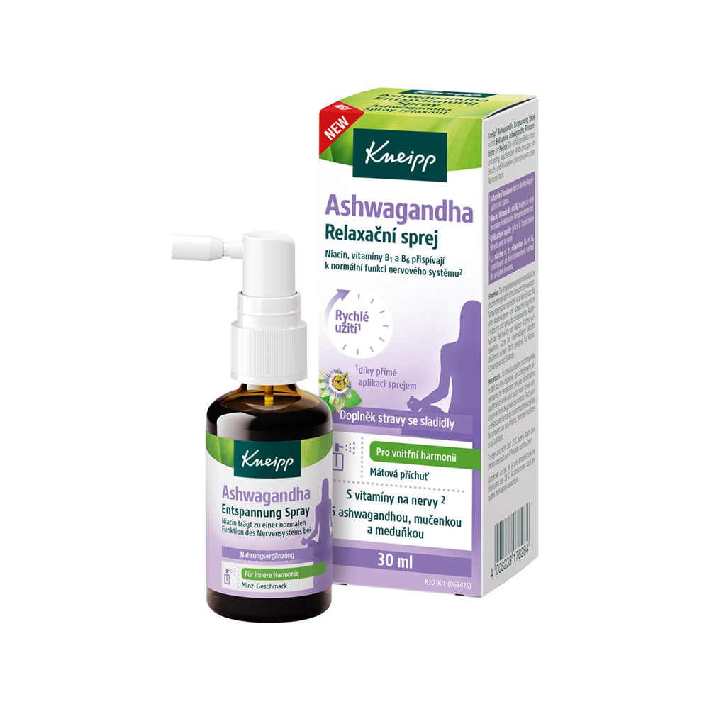 Kneipp Ashwagandha relaxační sprej 30 ml