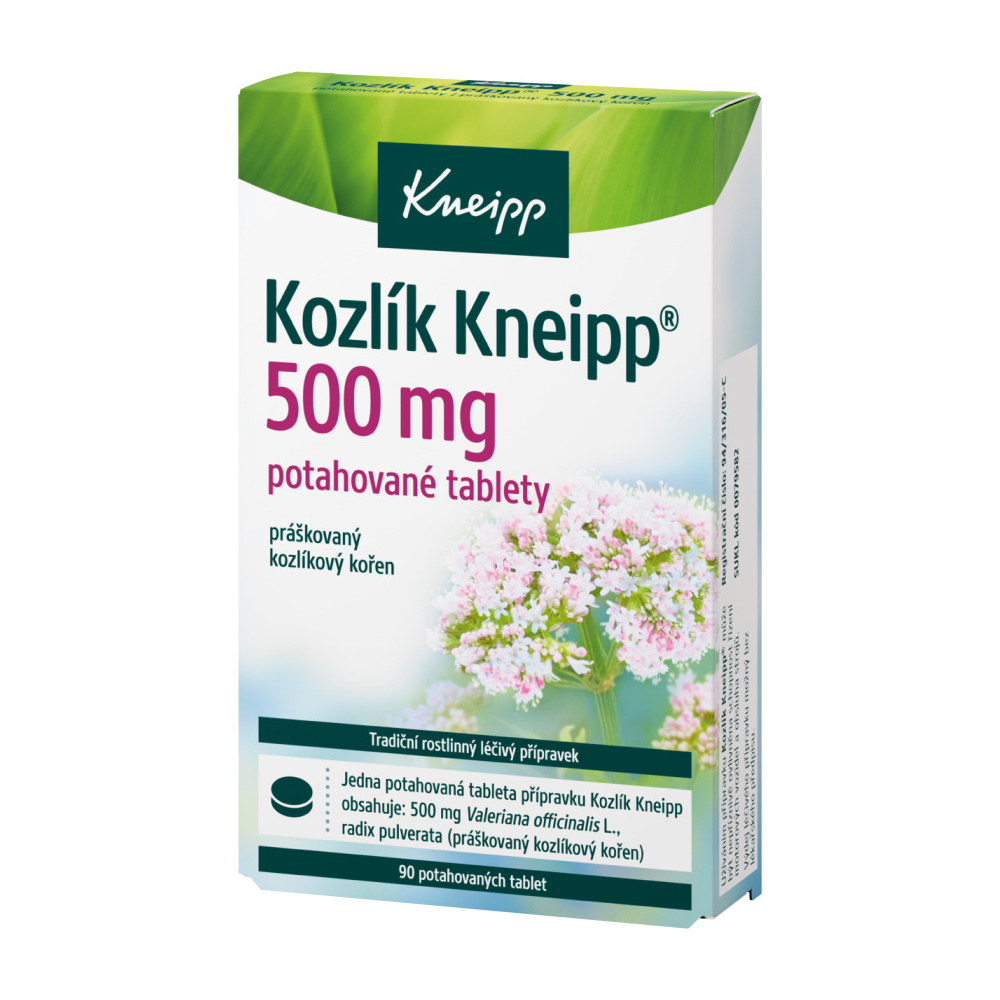 Kneipp Kozlík 500 mg 90 potahovaných tablet