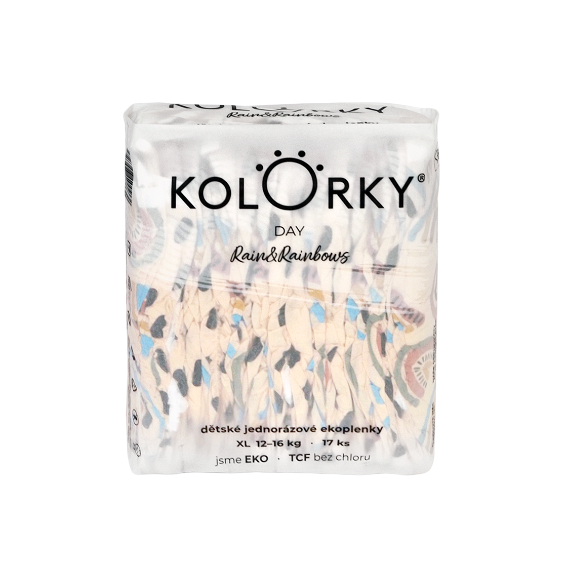 KOLORKY DAY Déšť a duhy vel. XL (12-16 kg) 17 ks