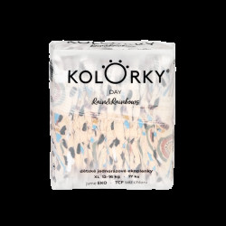 KOLORKY DAY Déšť a duhy vel. XL (12-16 kg) 17 ks