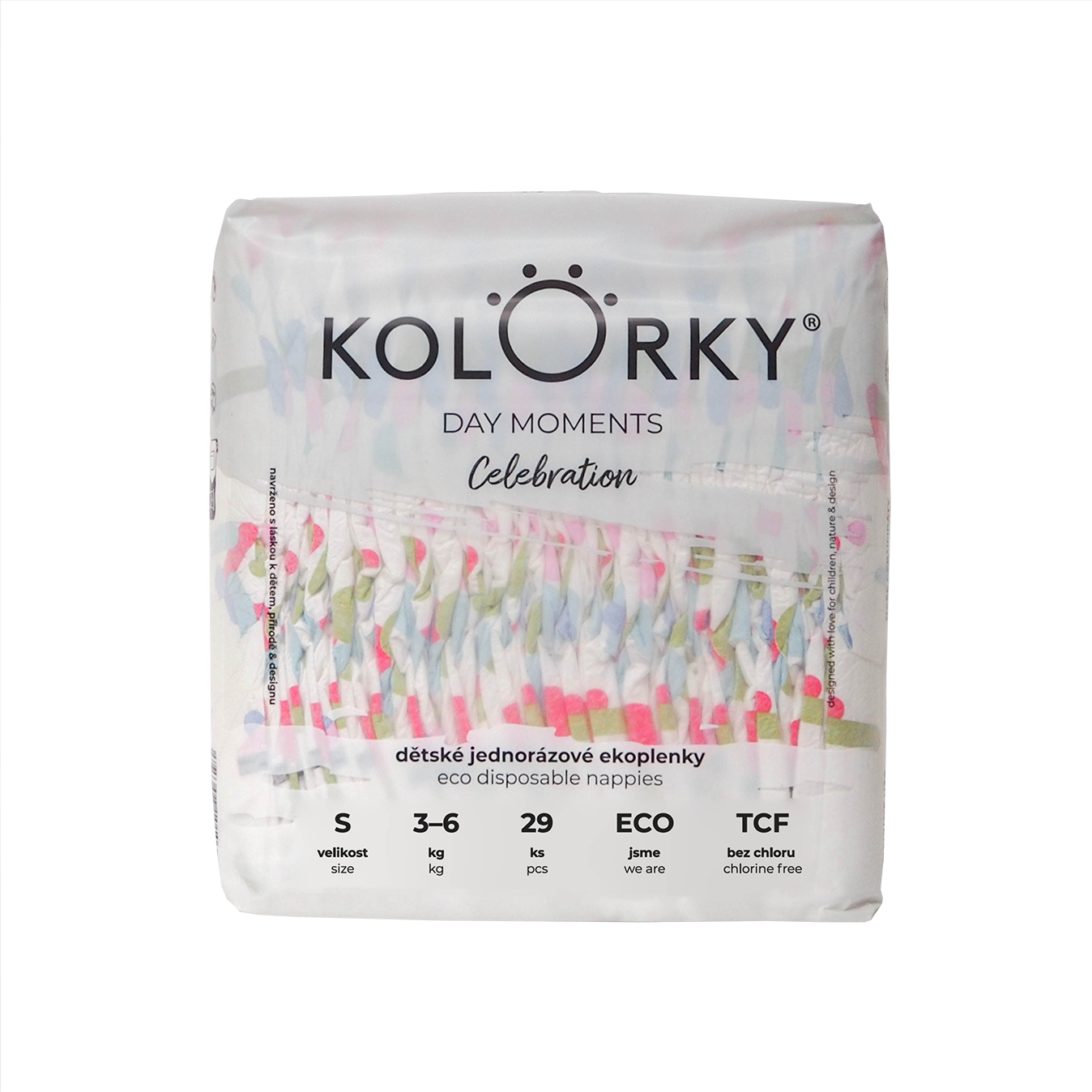 KOLORKY DAY MOMENTS Oslava vel. S (3-6 kg) 29 ks