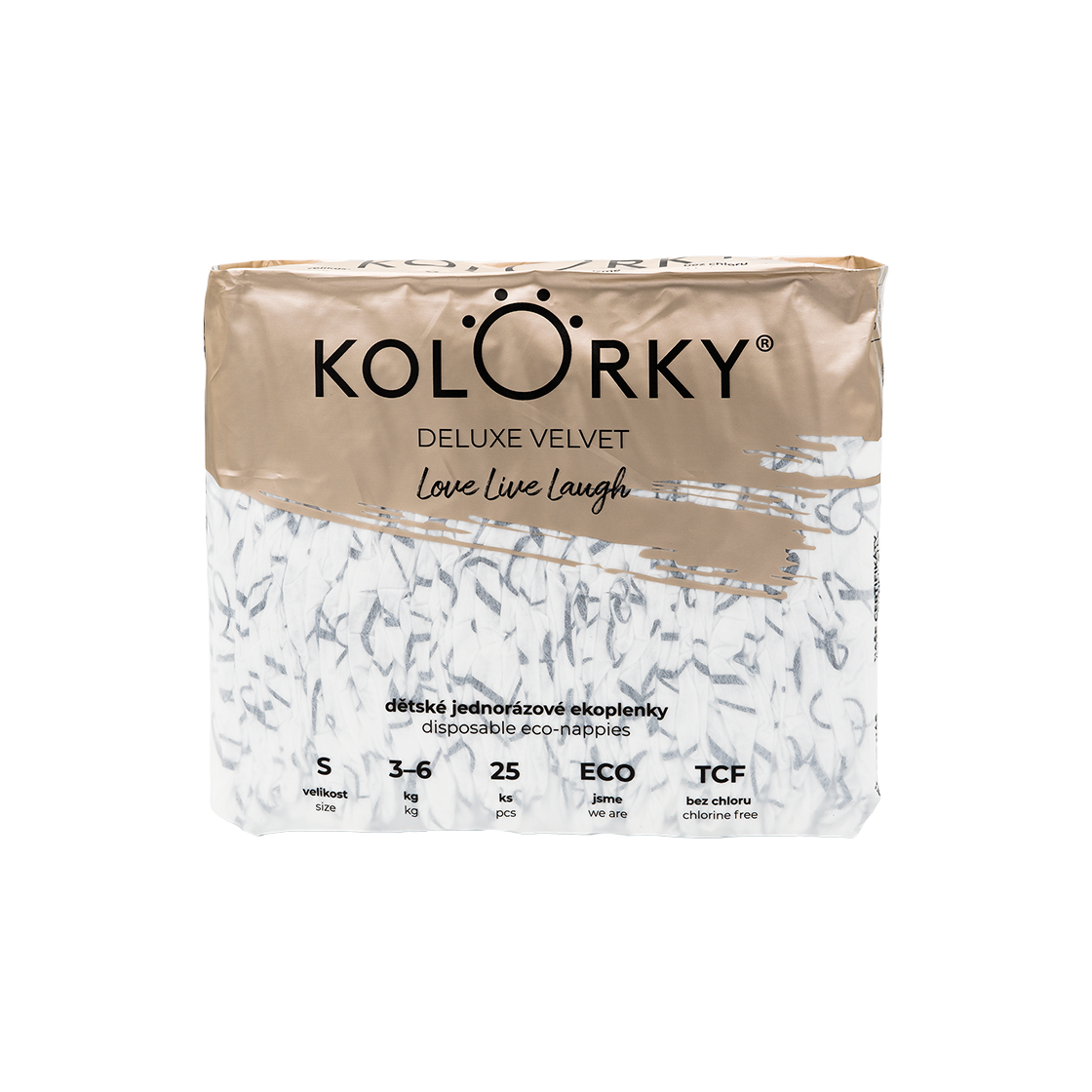 KOLORKY DELUXE VELVET Love Live Lough vel. S (3-6 kg) 25 ks