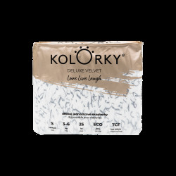 KOLORKY DELUXE VELVET Love Live Lough vel. S (3-6 kg) 25 ks