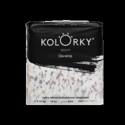 KOLORKY NIGHT Jednorožci vel. L (8-13 kg) 19 ks