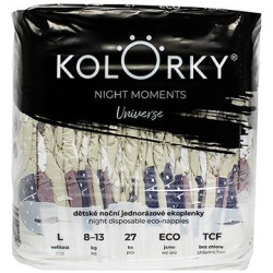 KOLORKY NIGHT MOMENTS Vesmír vel. L (8-13 kg)  27 ks