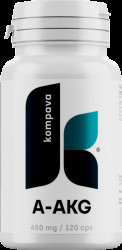 KOMPAVA Arginin A-AKG 450 mg 120 kapslí