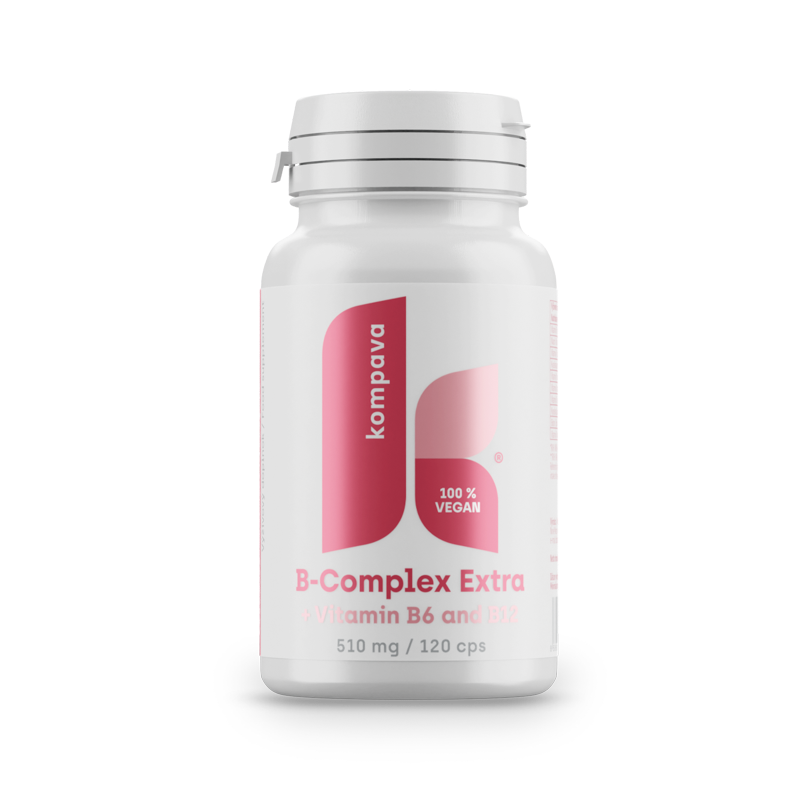 KOMPAVA B-komplex Extra 510mg/120 kapslí