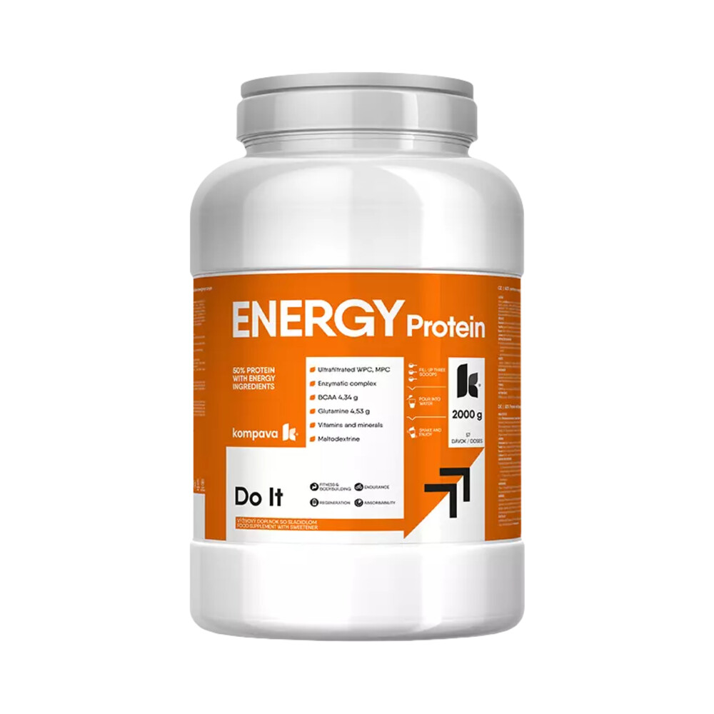 KOMPAVA ENERGY Protein - čokoláda 2000g