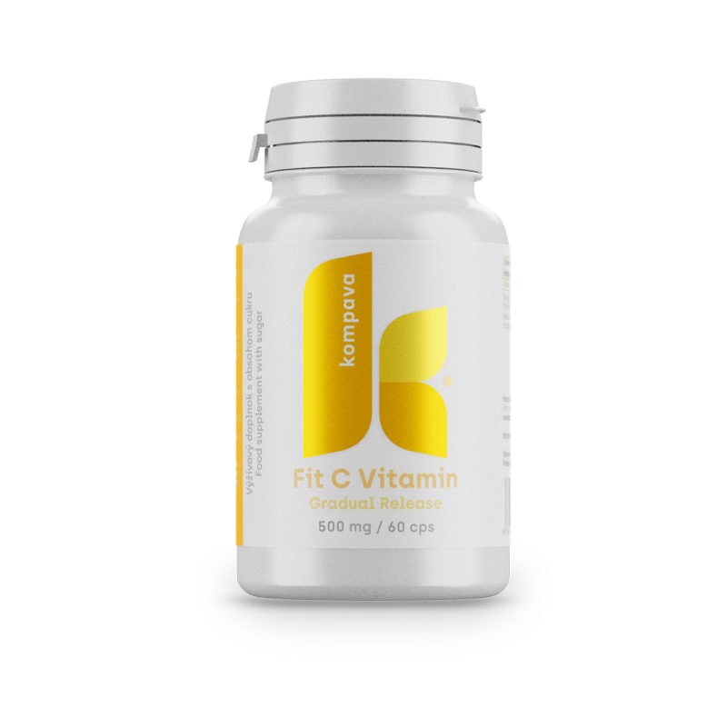 KOMPAVA Fit C Vitamín 500 mg/60 kps