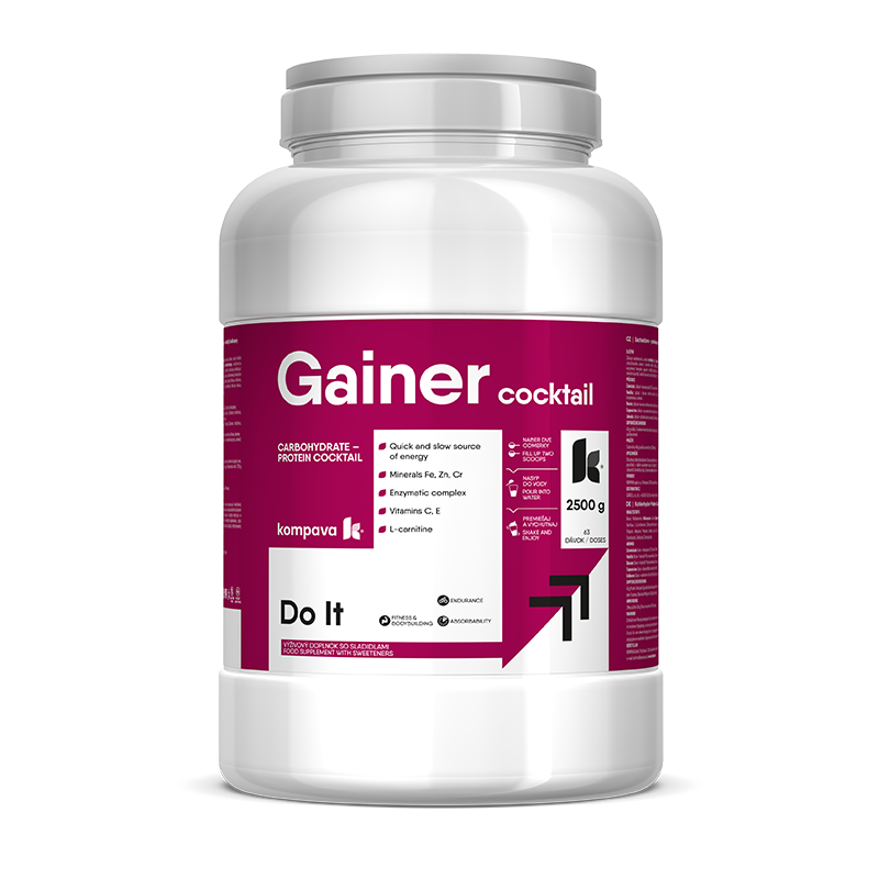 KOMPAVA Gainer vanilka 2,5kg