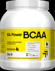 KOMPAVA K4 Power BCAA 36 dávek, mango 400 g
