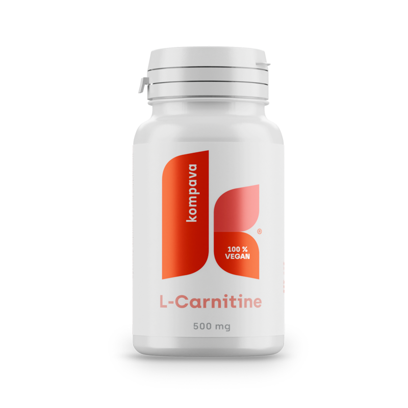KOMPAVA L-karnitin 500mg/60kapslí