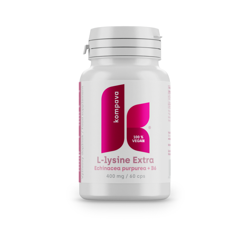 KOMPAVA L-lysin Extra 400 mg/60 kapslí