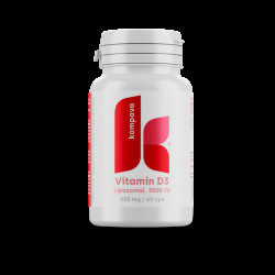 KOMPAVA Lipozomální Vitamín D3 - 60 kapslí