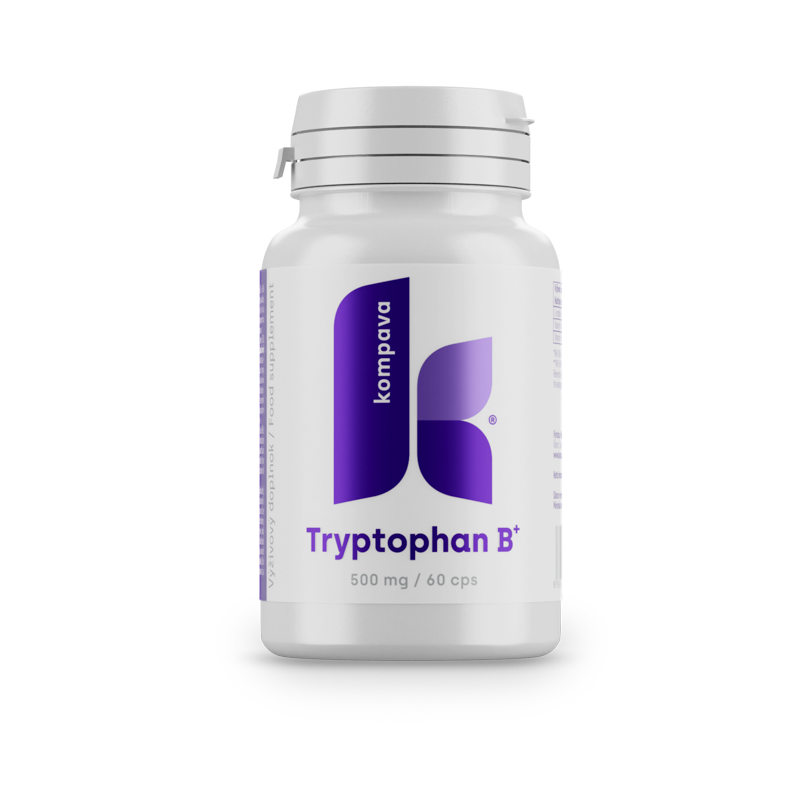 KOMPAVA Tryptofan B+ 60 kapslí