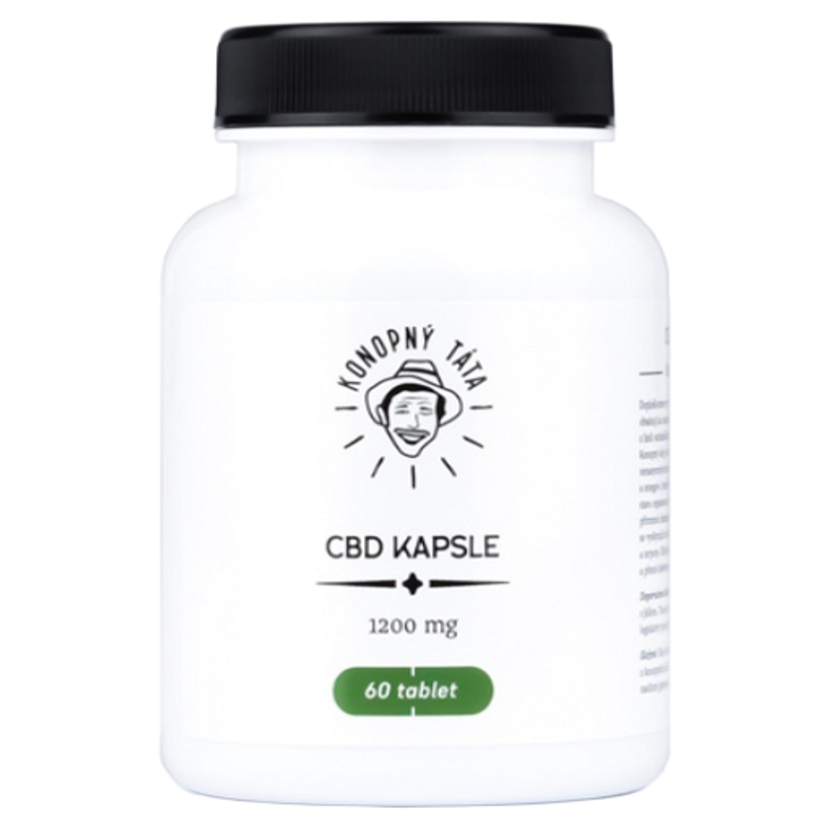 KONOPNÝ TÁTA CBD kapsle 1200mg 60 tablet