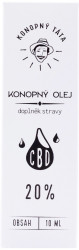 KONOPNÝ TÁTA CBD Konopný olej 20% 10 ml