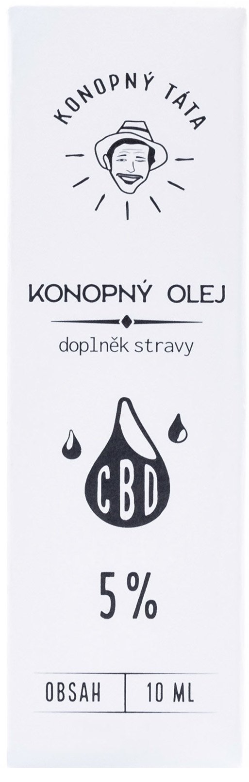 KONOPNÝ TÁTA CBD Konopný olej 5% 10 ml