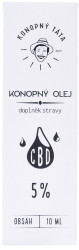 KONOPNÝ TÁTA CBD Konopný olej 5% 10 ml